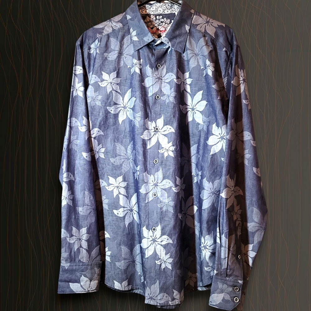 Men's XL Robert Graham Long Sleeve Button Up Shirt